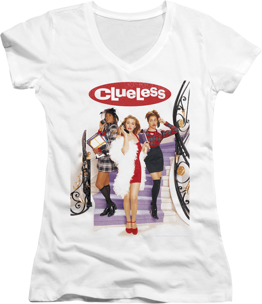 Ladies Movie Poster Clueless V-Neck Shirt Hoodie, Sweatshirt | CiraTrend.com (Image 1)