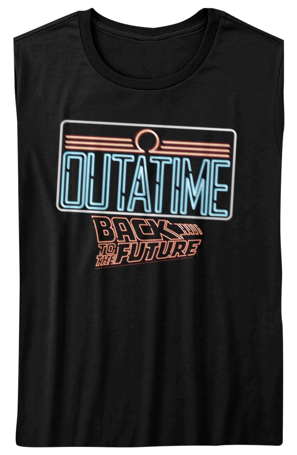 Womens Neon License Plate Back To The Future Shirt Hoodie, Sweatshirt | CiraTrend.com (Image 2)