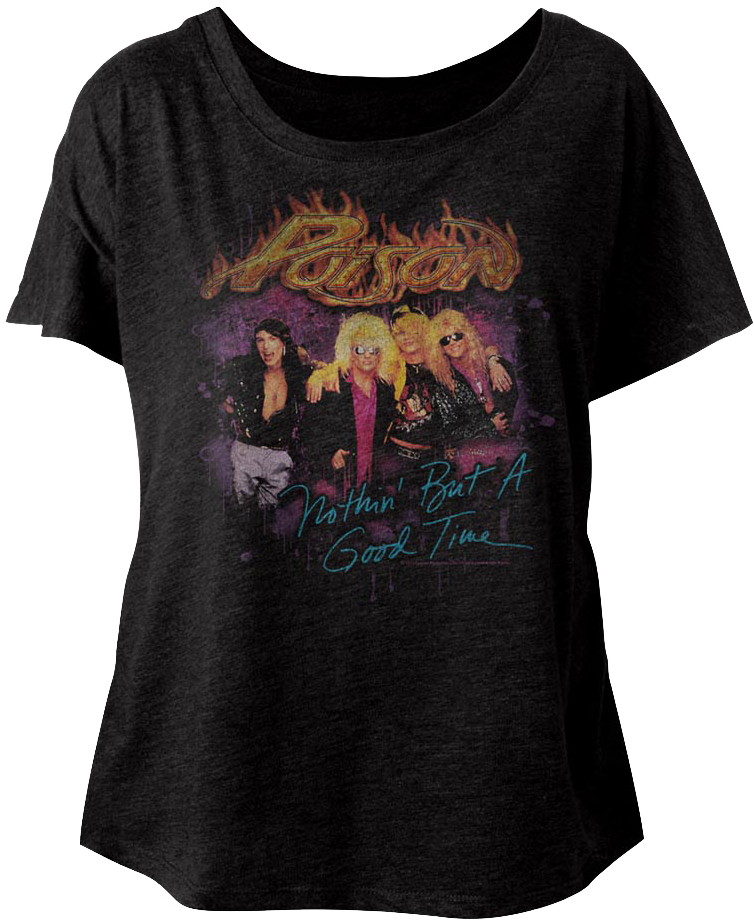 Ladies Nothin' But A Good Time Poison Dolman Shirt Hoodie, Sweatshirt | CiraTrend.com (Image 1)