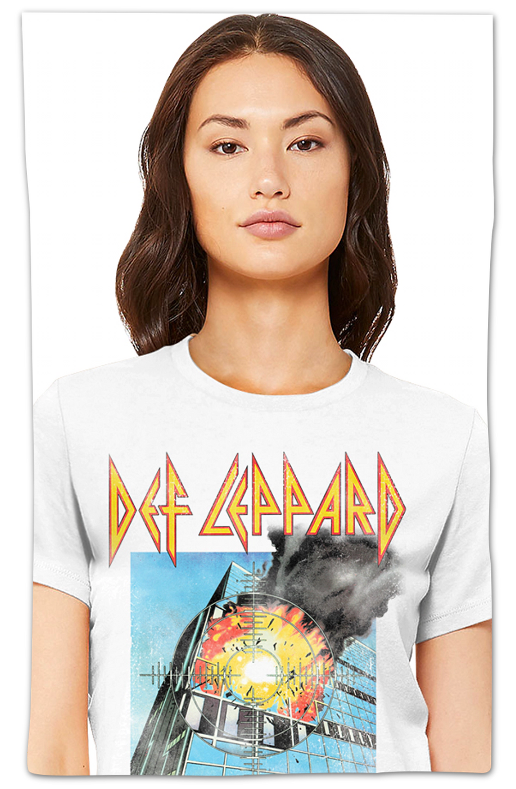 Womens Pyromania Cover Def Leppard Shirt Hoodie, Sweatshirt | CiraTrend.com (Image 2)