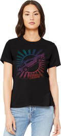 Womens Rainbow DeLorean Back To The Future Shirt Hoodie, Sweatshirt | CiraTrend.com (Image 1)