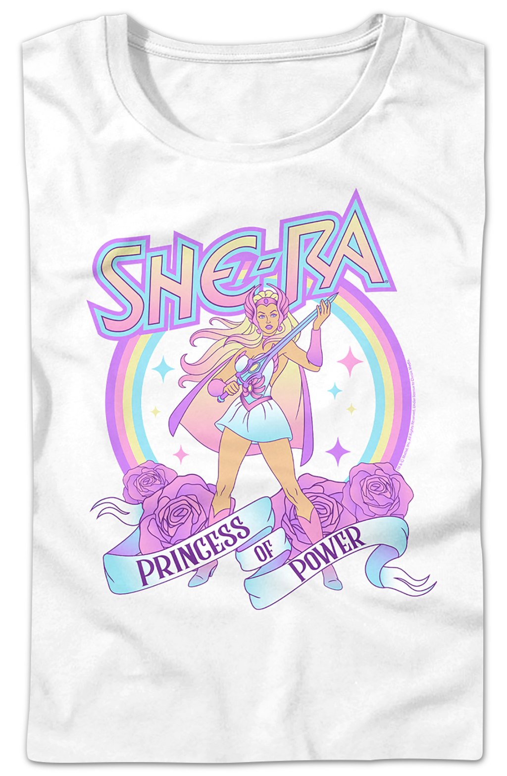 Womens Rainbow She-Ra Masters of the Universe Shirt Hoodie, Sweatshirt | CiraTrend.com (Image 2)