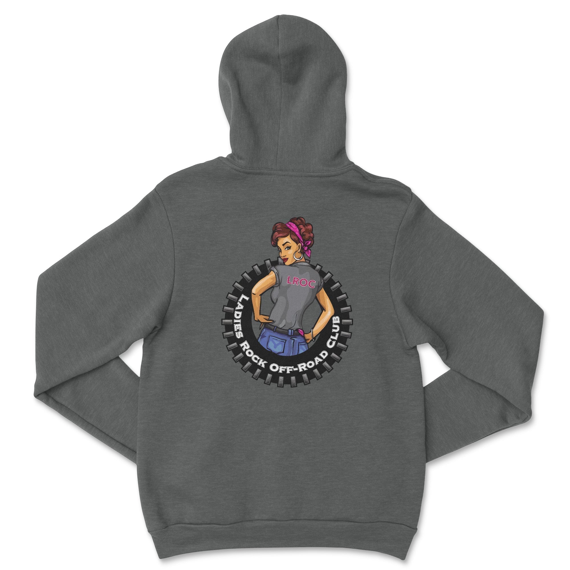 Ladies Rock Off-Road Club Hoodie by Bella + Canvas T-Shirts, Sweatshirt | CiraTrend.com (Image 1)