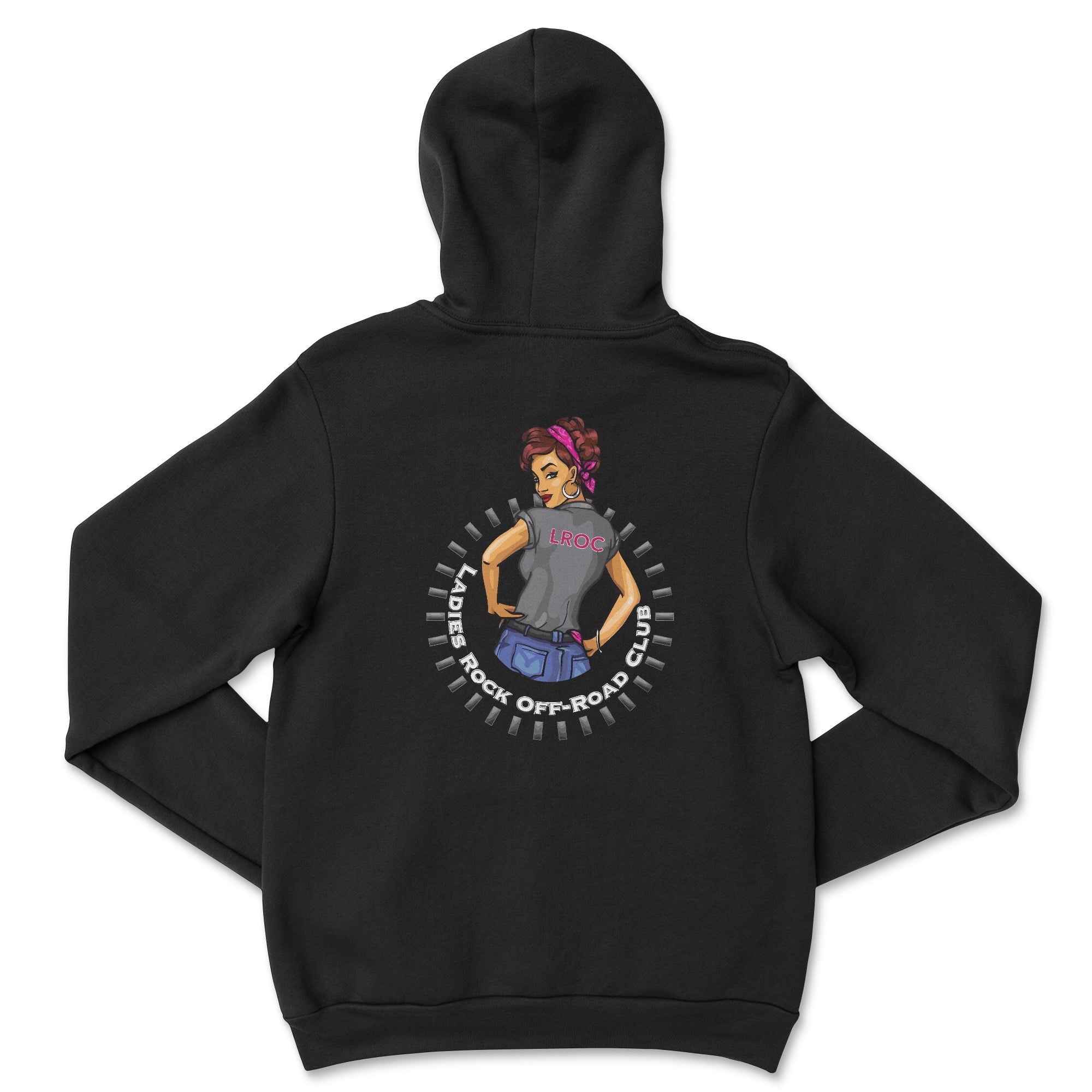 Ladies Rock Off-Road Club Hoodie by Bella + Canvas T-Shirts, Sweatshirt | CiraTrend.com (Image 5)