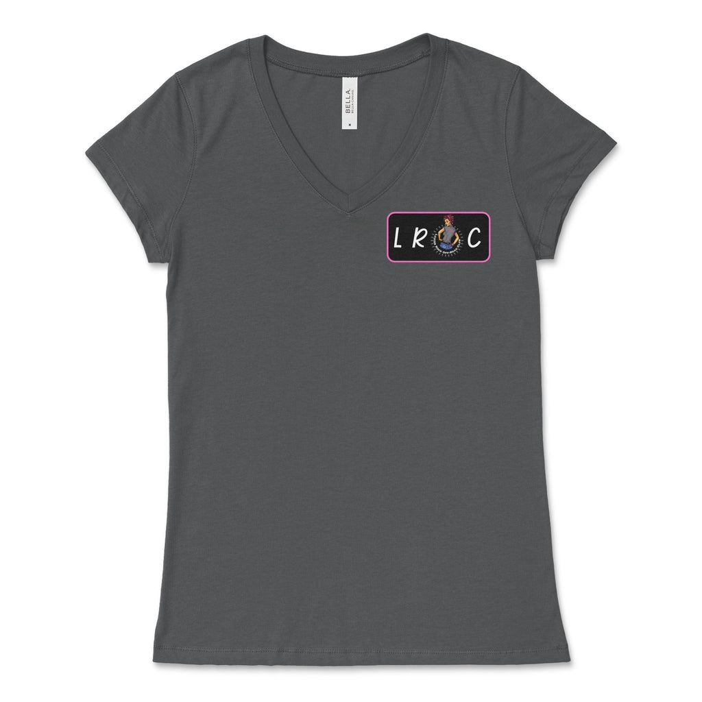 Ladies Rock Off-Road Club Slim Fit V-Neck Tee for Summer Adventures Hoodie, Sweatshirt | CiraTrend.com (Image 4)