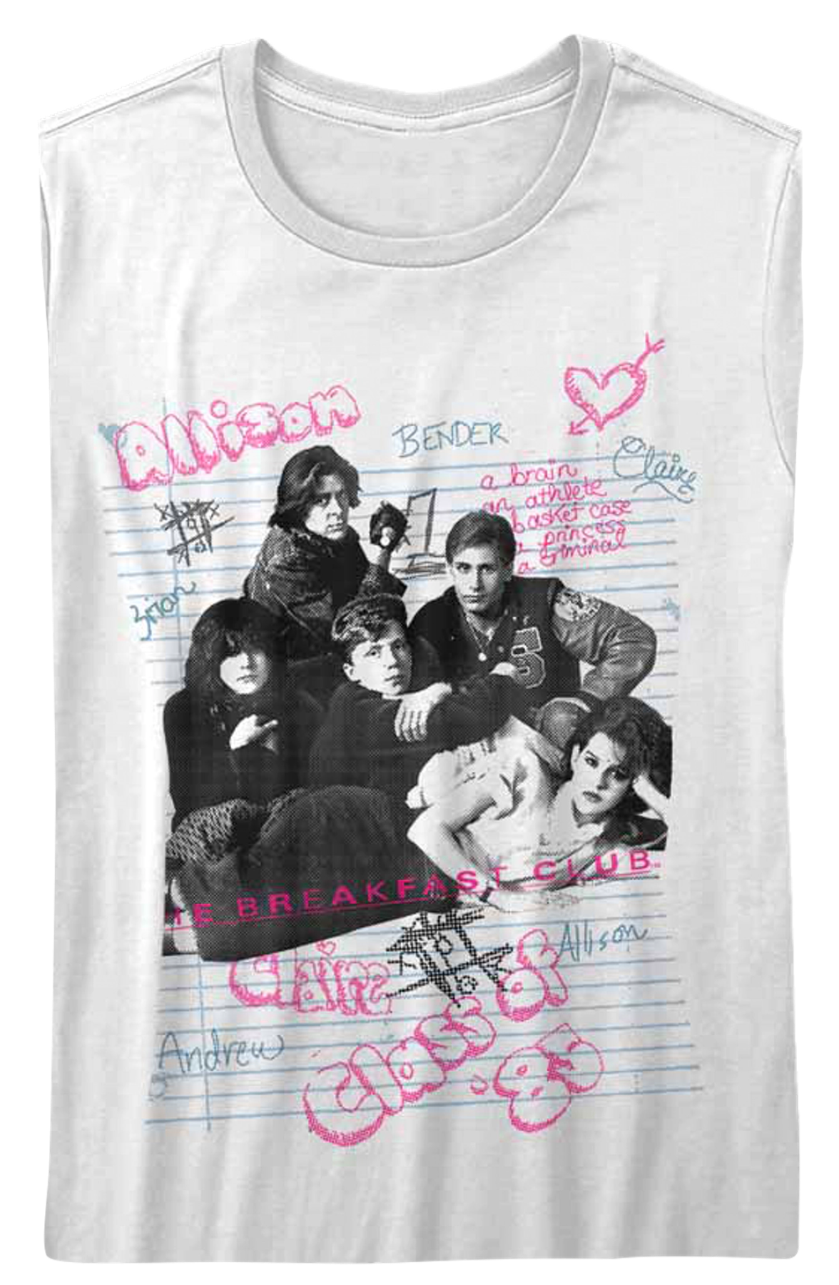 Womens Sketches Breakfast Club Shirt Hoodie, Sweatshirt | CiraTrend.com (Image 2)