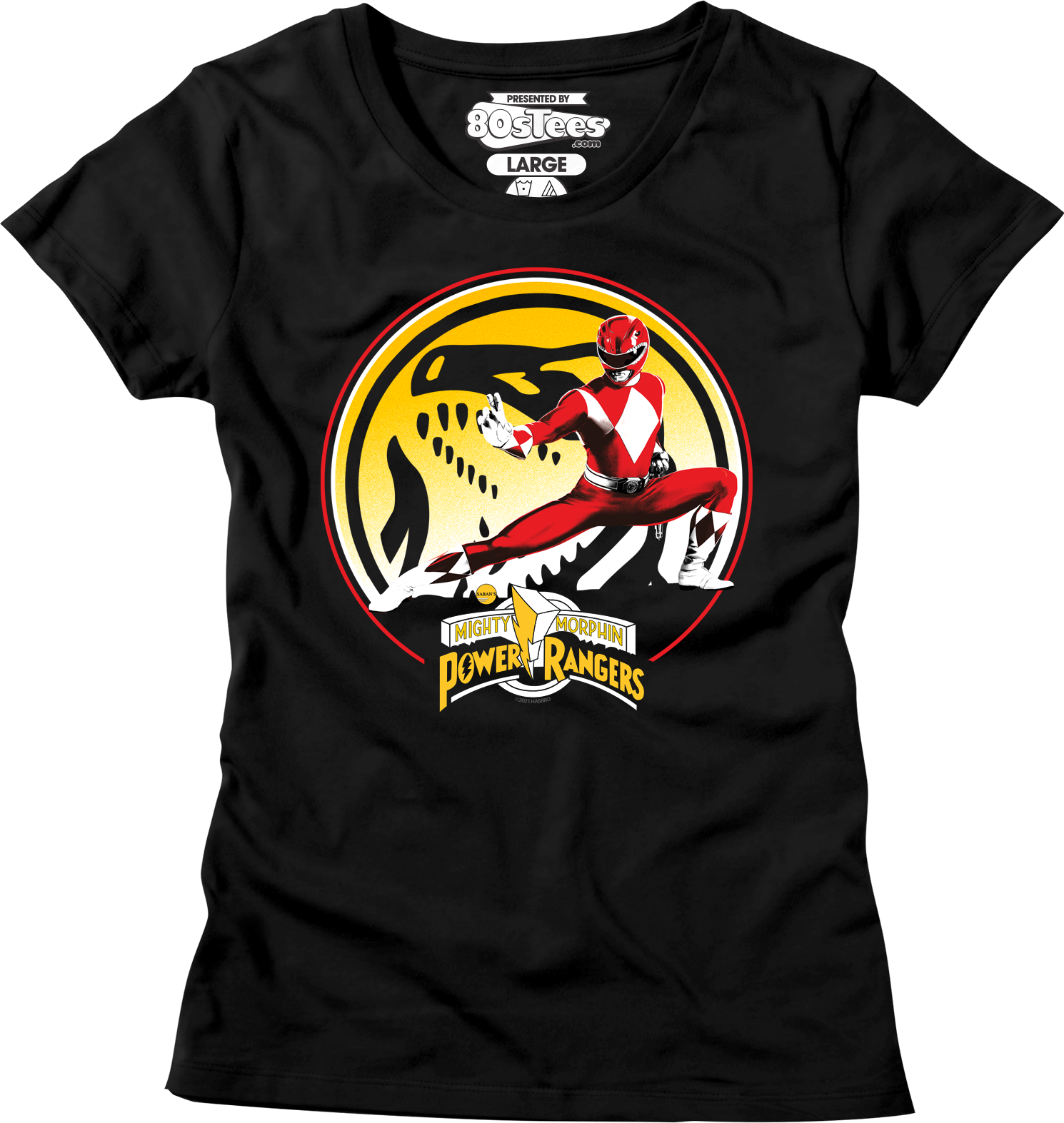 Womens Tyrannosaurus Power Coin Mighty Morphin Power Rangers Shirt Hoodie, Sweatshirt | CiraTrend.com (Image 1)