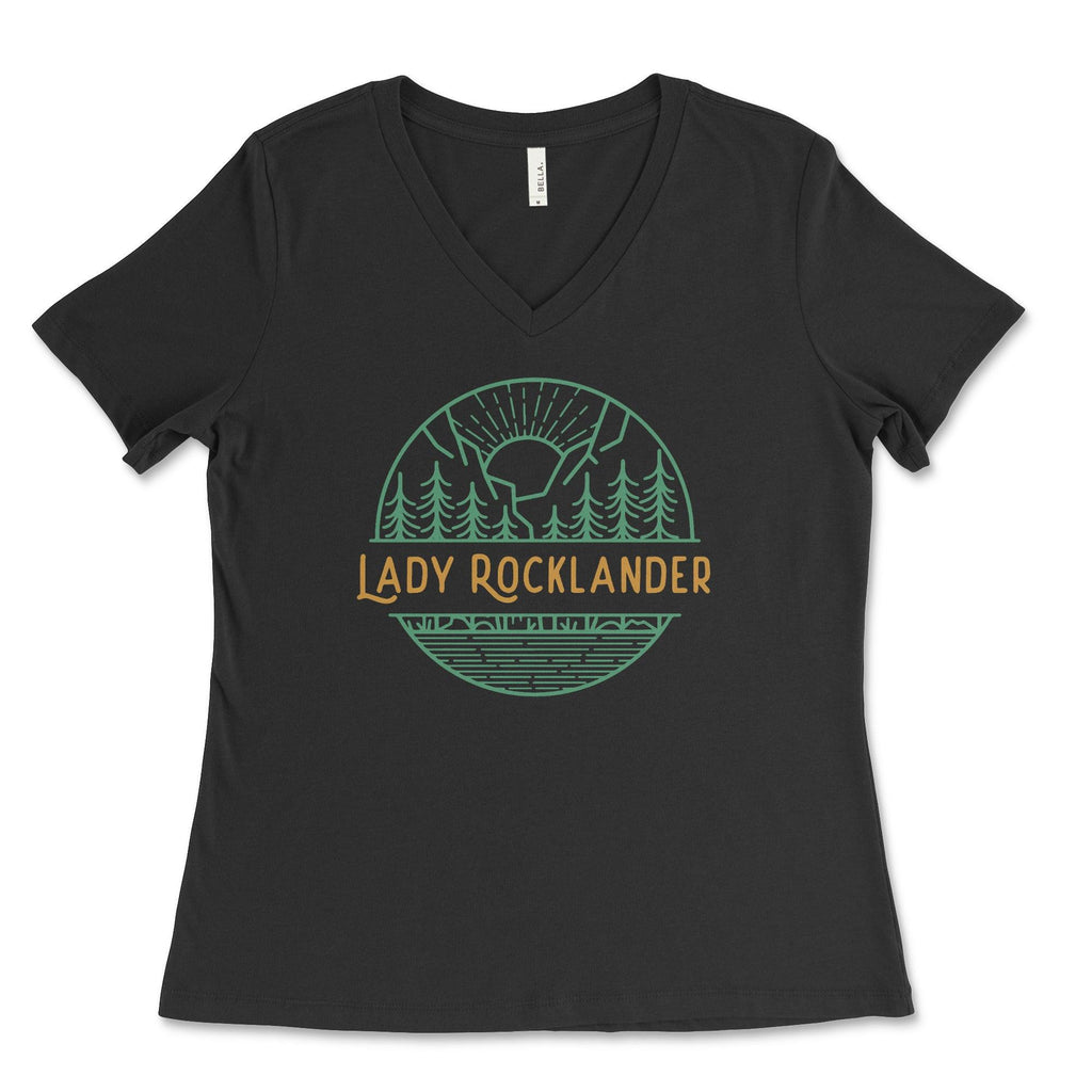 Lady Rocklander V-Neck Tee Hoodie, Sweatshirt | CiraTrend.com (Image 1)