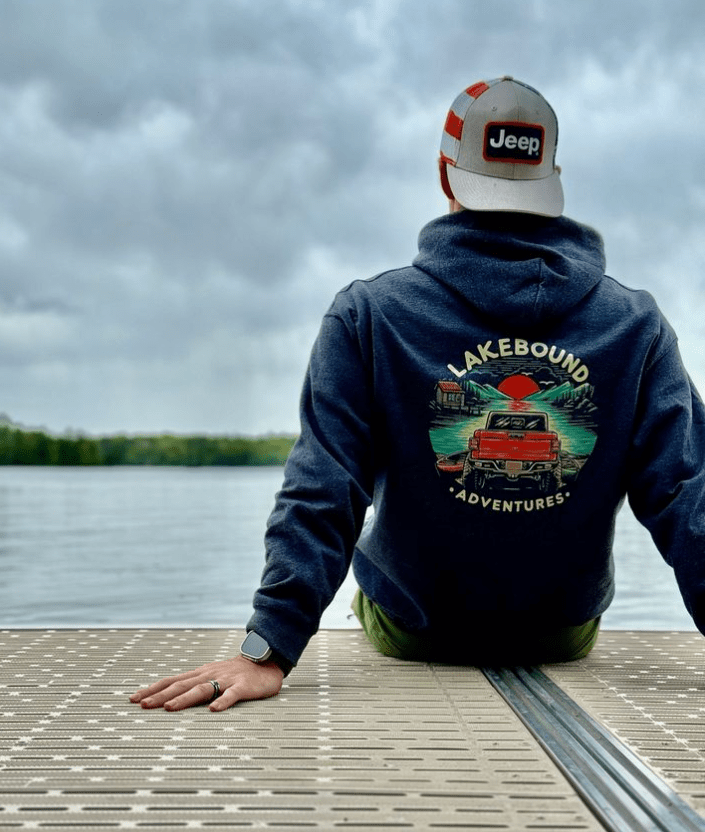 Lake Bound Nature 4 x 4 Hoodie T-Shirts, Sweatshirt | CiraTrend.com (Image 2)
