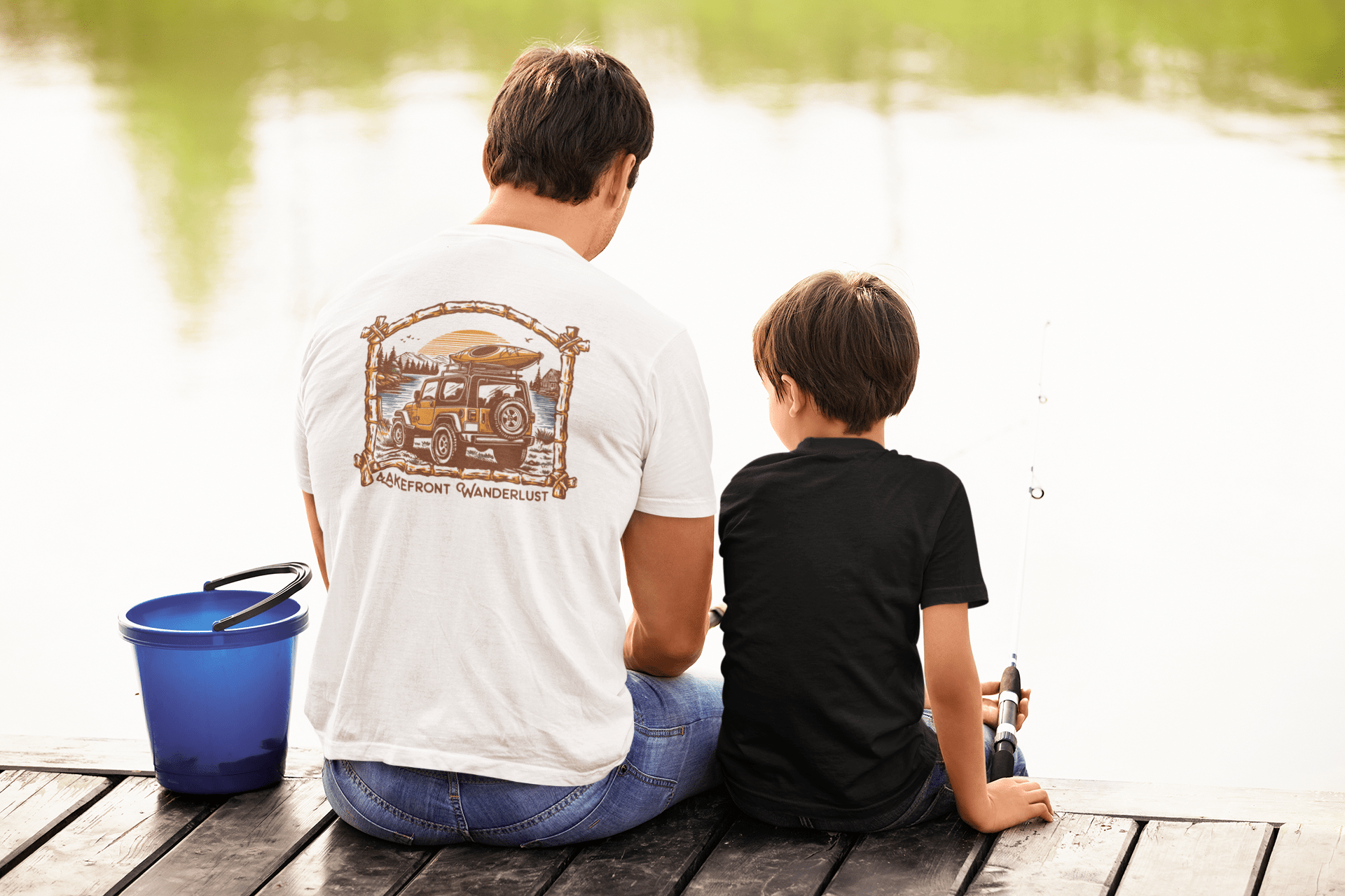 Lake Life 4x4 Graphic Tee Hoodie, Sweatshirt | CiraTrend.com (Image 2)