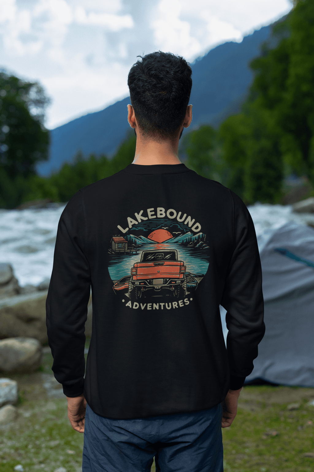 Lakebound Adventures Crewneck Sweatshirt T-Shirts, Hoodie | CiraTrend.com (Image 2)