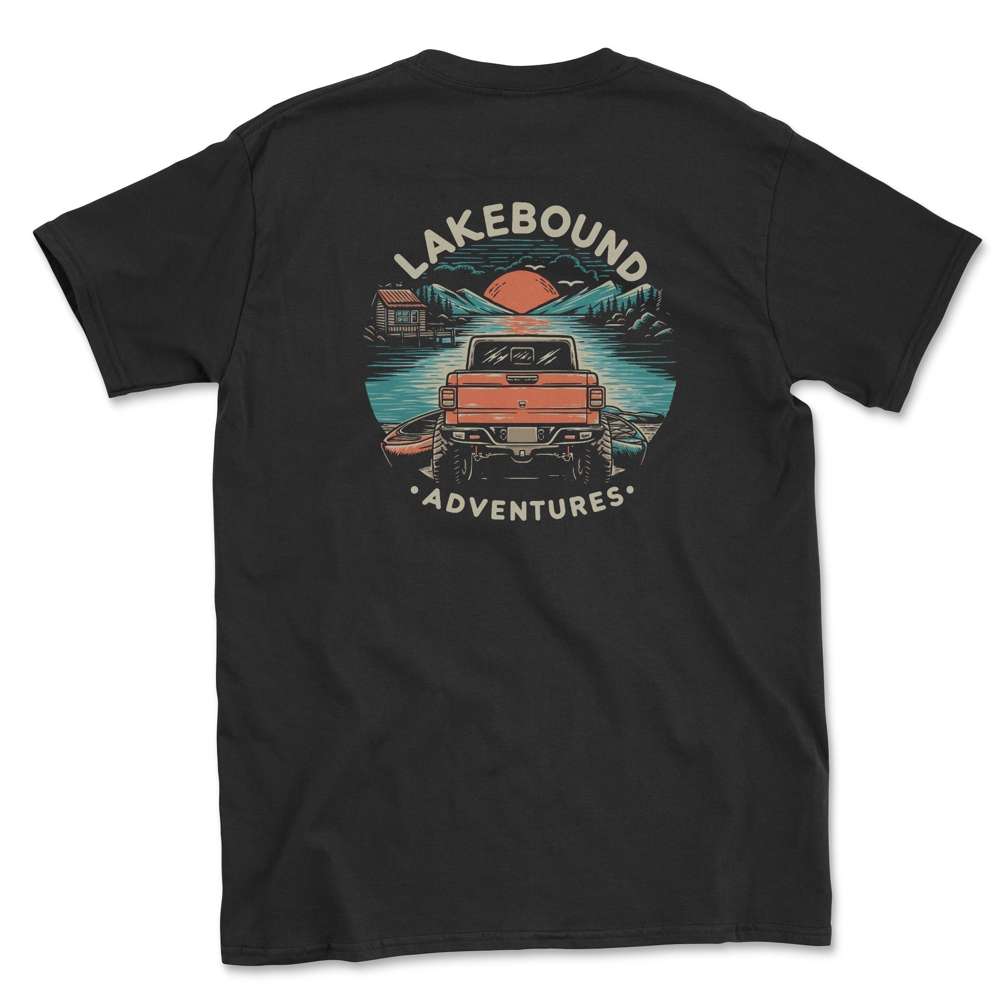 Lakebound Adventures Graphic Tee Hoodie, Sweatshirt | CiraTrend.com (Image 4)
