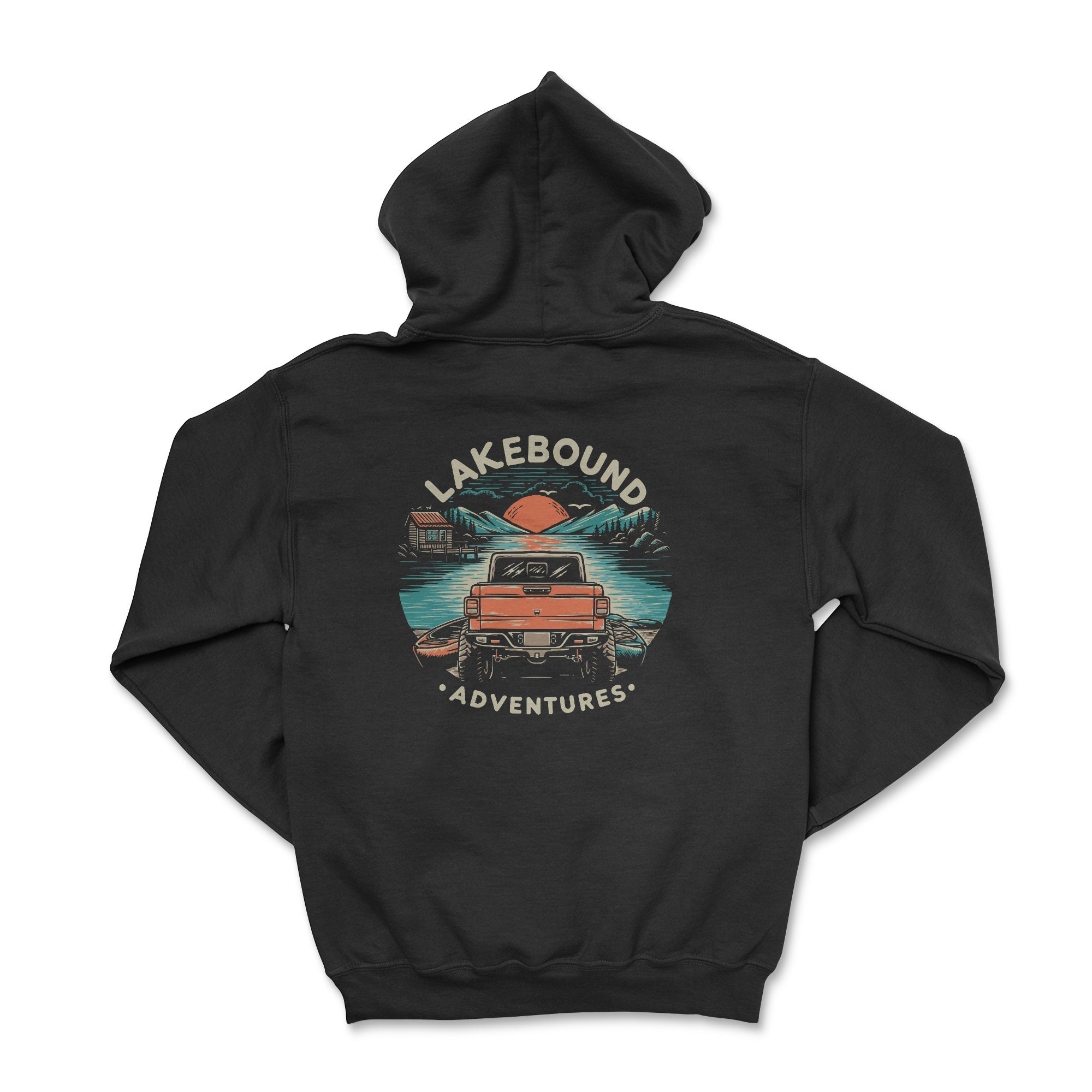 Lakebound Adventures Zip-Up Hoodie-Lake Life, Good Life T-Shirts, Sweatshirt | CiraTrend.com (Image 1)
