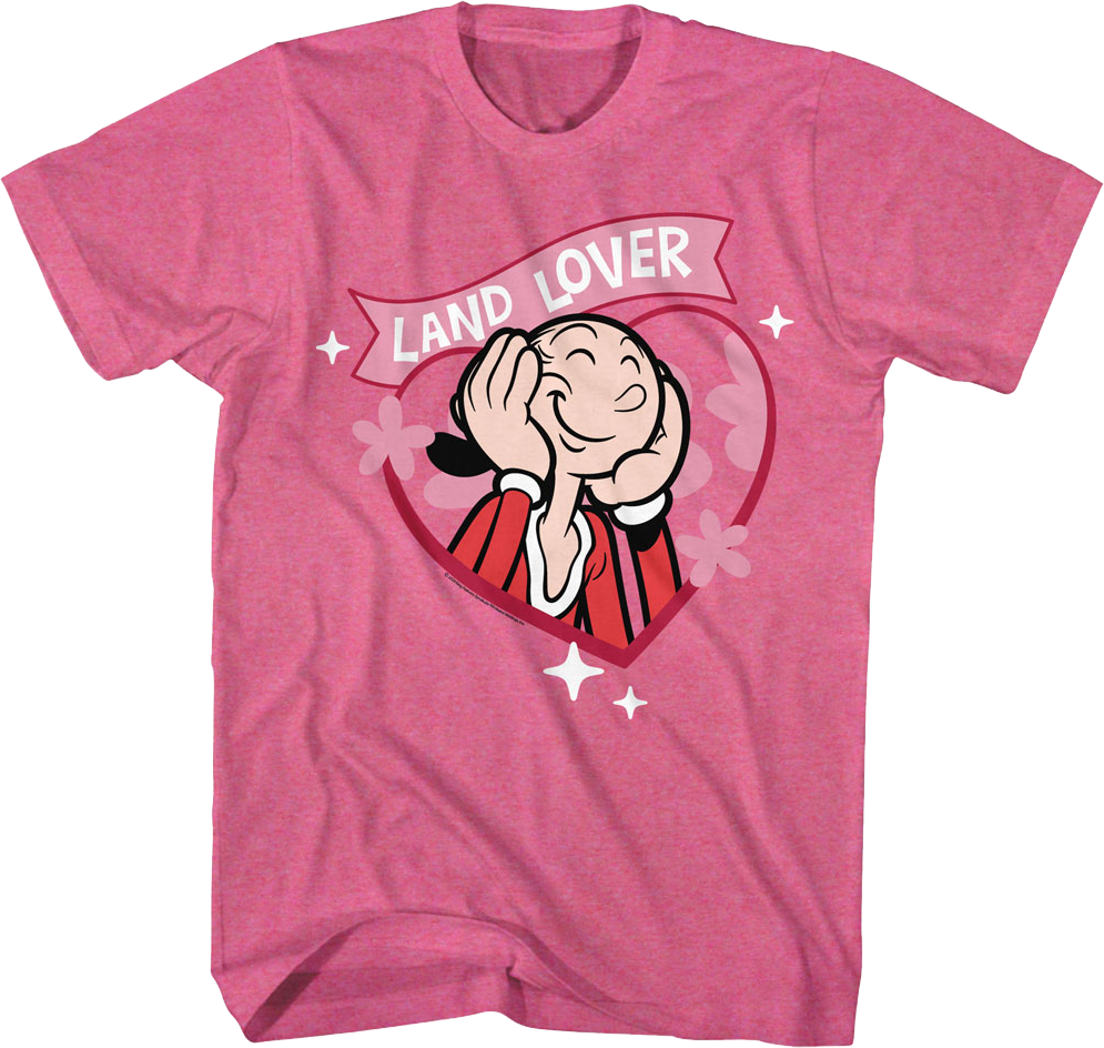 Land Lover Popeye T-Shirt Hoodie, Sweatshirt | CiraTrend.com (Image 1)