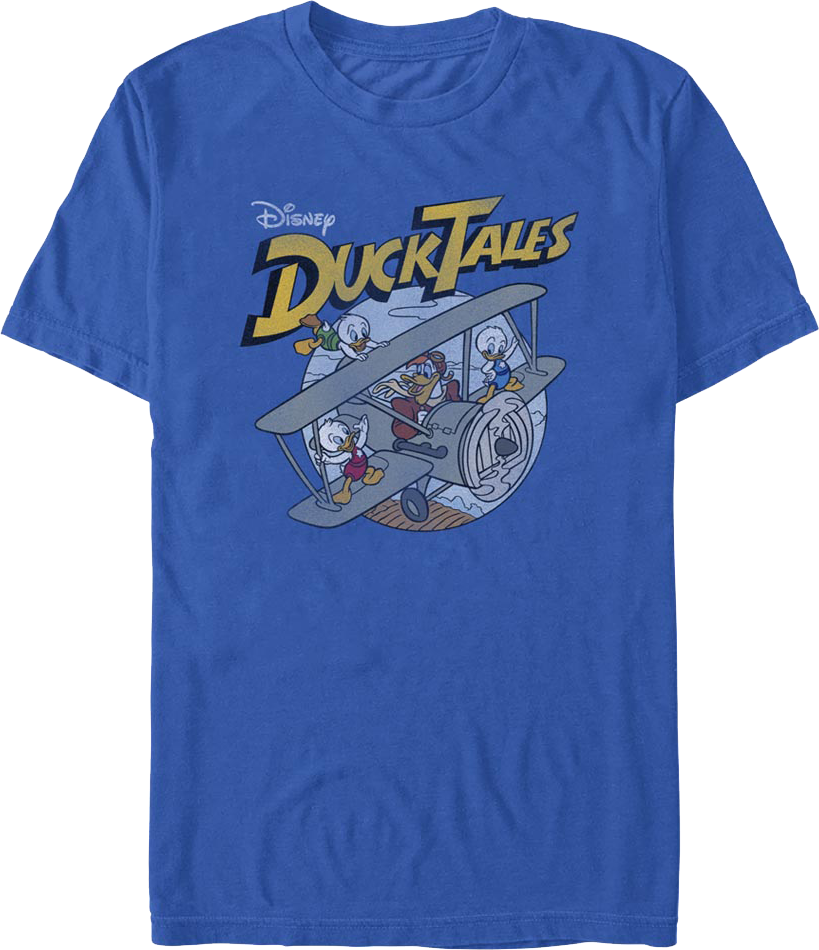 Plane Ride DuckTales T-Shirt Hoodie, Sweatshirt | CiraTrend.com (Image 1)