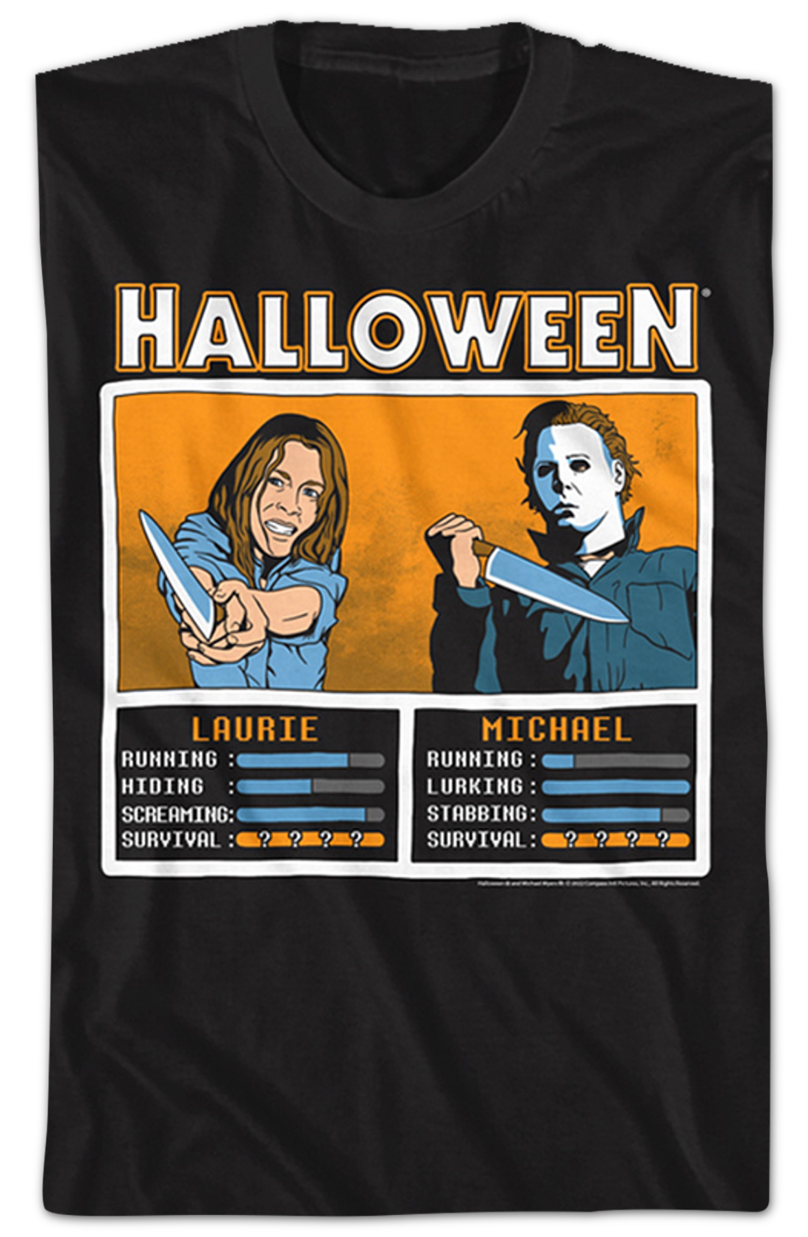 Laurie And Michael Knives Out Video Game Halloween T-Shirt Hoodie, Sweatshirt | CiraTrend.com (Image 2)