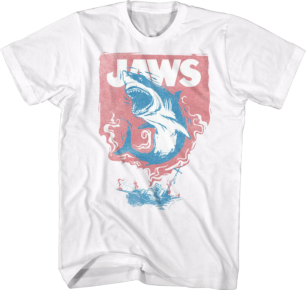 Leaping Shark Jaws T-Shirt Hoodie, Sweatshirt | CiraTrend.com (Image 1)