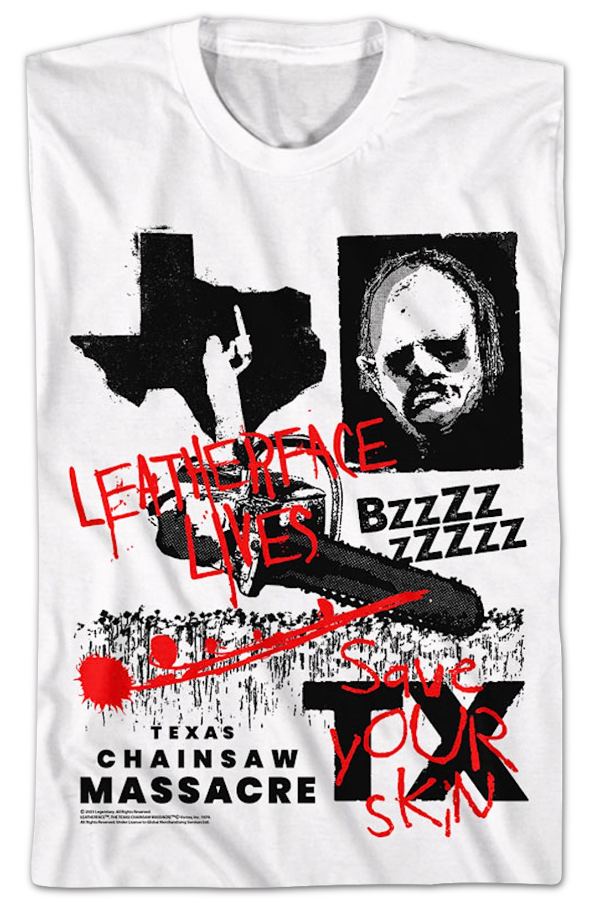 Leatherface Lives Texas Chainsaw Massacre T-Shirt Hoodie, Sweatshirt | CiraTrend.com (Image 2)