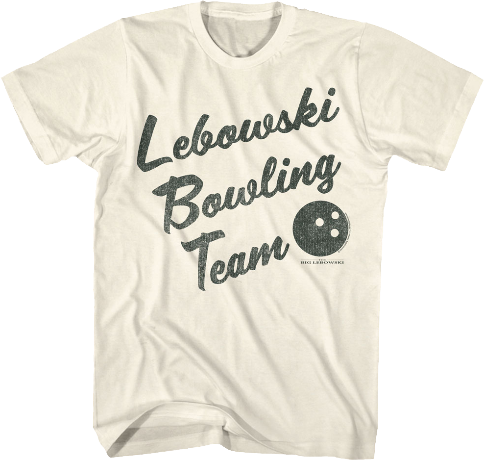 Lebowski Bowling Team Big Lebowski T-Shirt Hoodie, Sweatshirt | CiraTrend.com (Image 1)