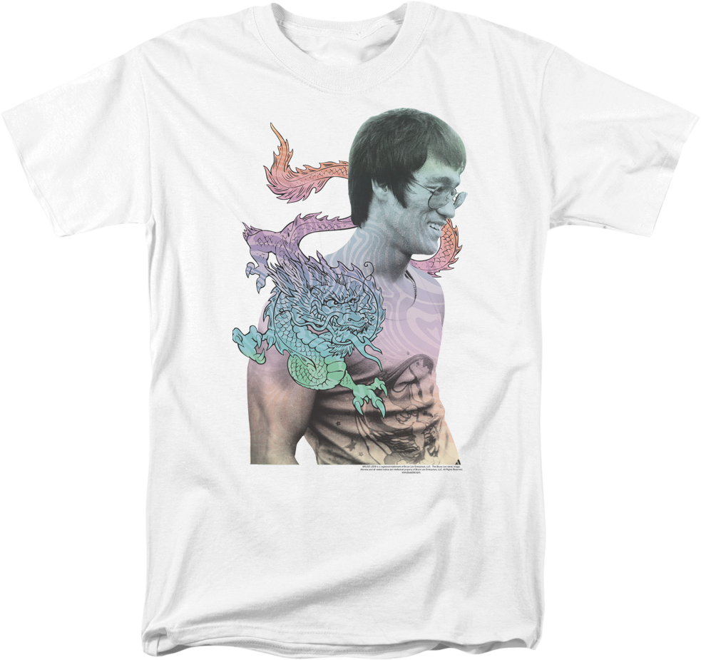 Legendary Dragon Bruce Lee T-Shirt Hoodie, Sweatshirt | CiraTrend.com (Image 1)
