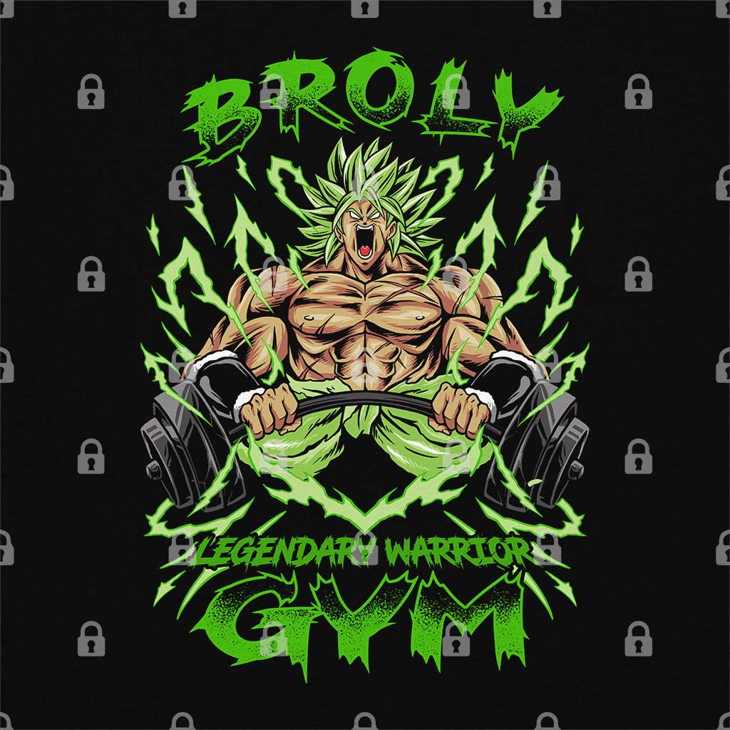 Legendary Saiyan Warrior Gym Oversized T-Shirt Hoodie, Sweatshirt | CiraTrend.com (Image 1)