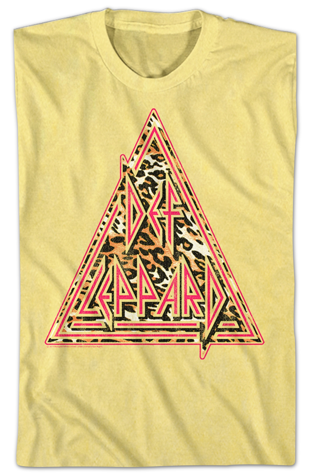 Leopard Print Triangle Def Leppard T-Shirt Hoodie, Sweatshirt | CiraTrend.com (Image 2)
