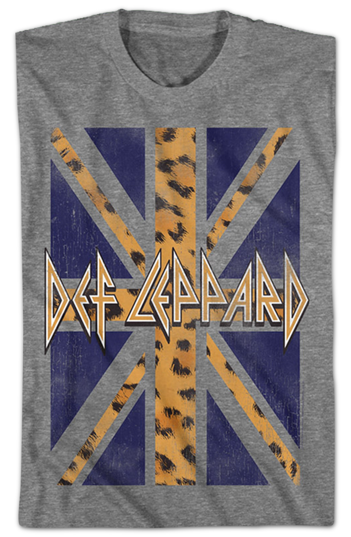 Leopard Print Flag Def Leppard T-Shirt Hoodie, Sweatshirt | CiraTrend.com (Image 2)