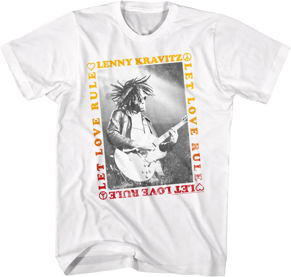 Let Love Rule Lenny Kravitz T-Shirt Hoodie, Sweatshirt | CiraTrend.com (Image 1)