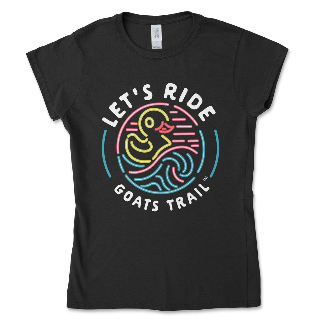 Let's Ride Neon Duck Women's Tee Shirt Hoodie, Sweatshirt | CiraTrend.com (Image 3)