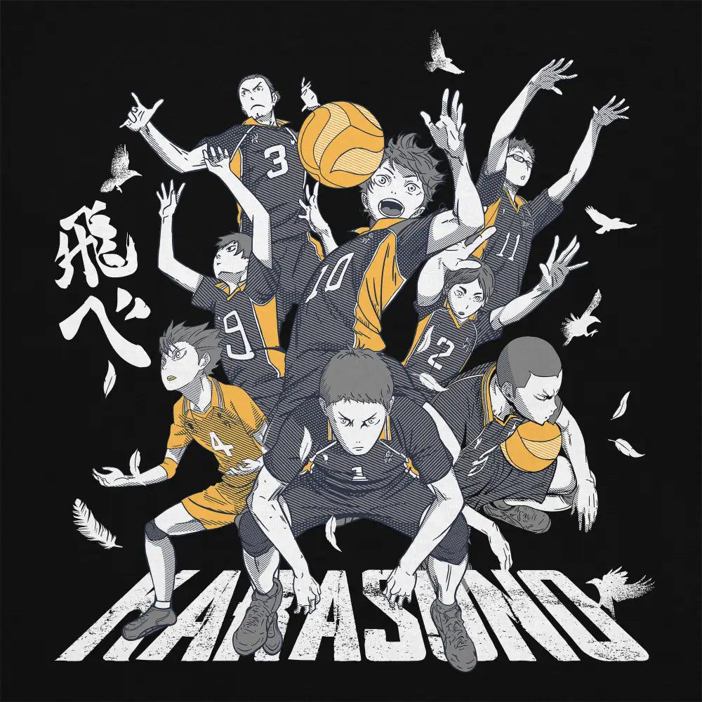 Let's Go Karasuno T-Shirt Hoodie, Sweatshirt | CiraTrend.com (Image 4)