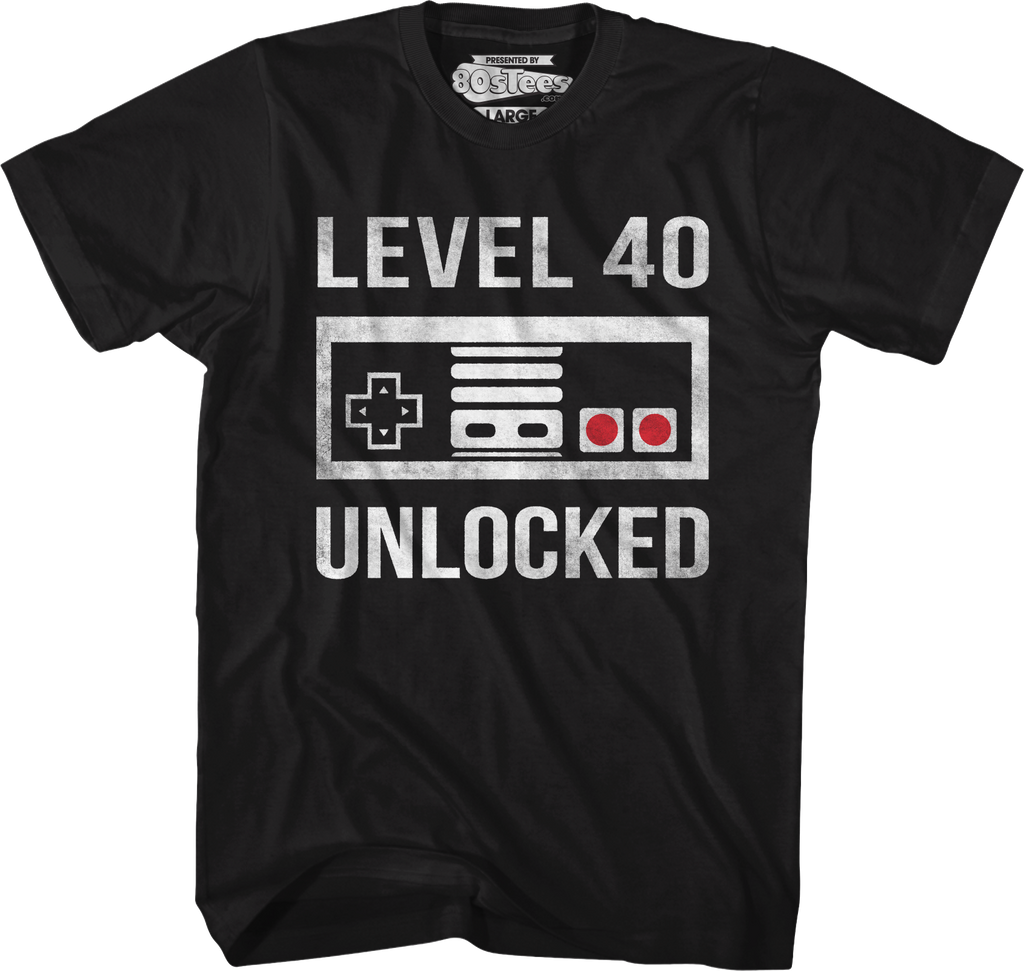 Level 40 Unlocked T-Shirt Hoodie, Sweatshirt | CiraTrend.com (Image 1)