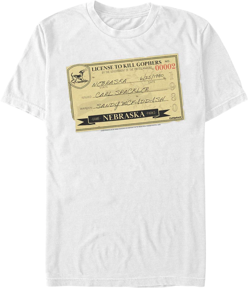 License To Kill Gophers Caddyshack T-Shirt Hoodie, Sweatshirt | CiraTrend.com (Image 1)