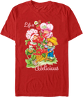 Life Is Delicious Strawberry Shortcake T-Shirt Hoodie, Sweatshirt | CiraTrend.com (Image 1)