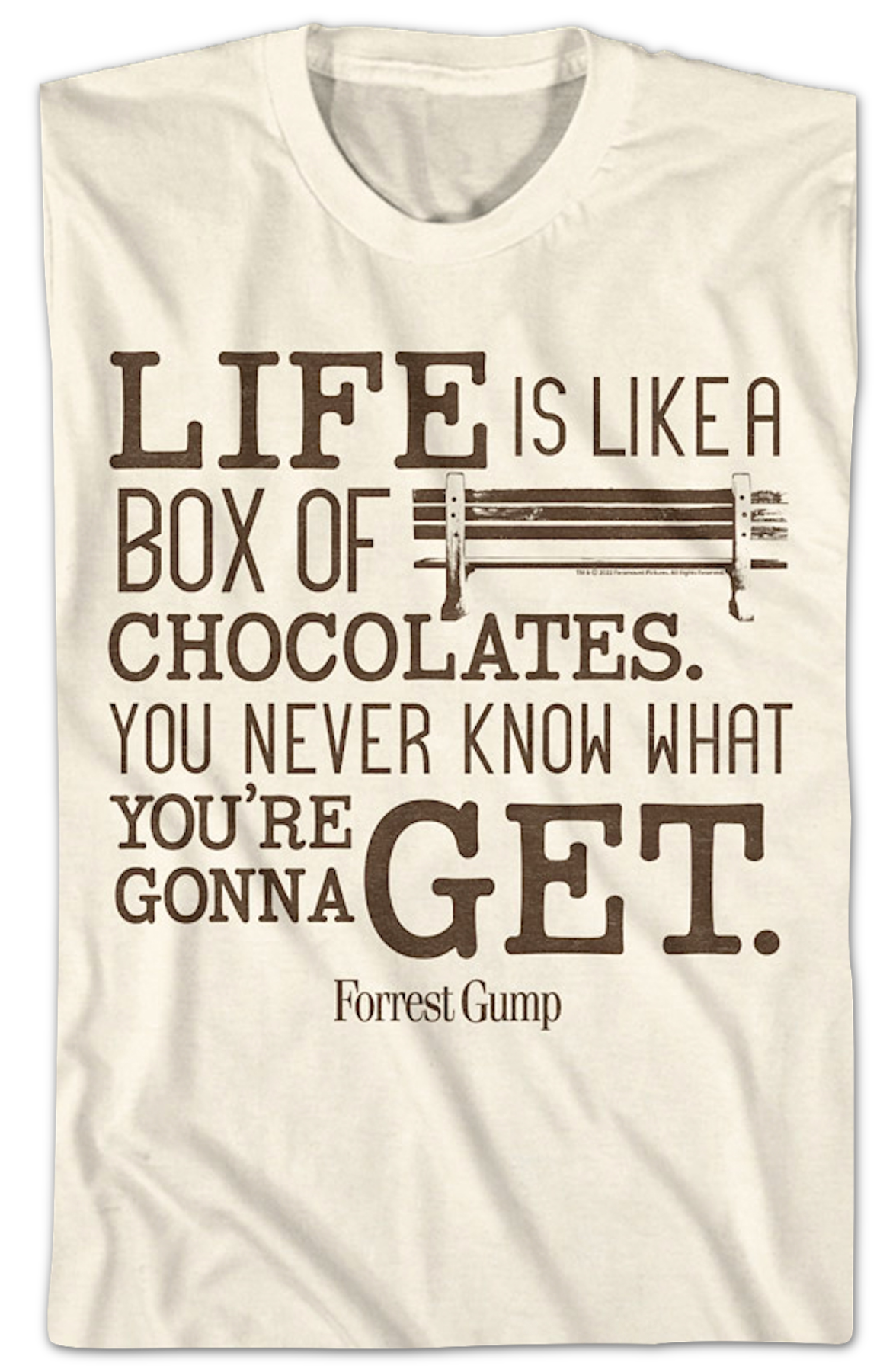 Life Is Like A Box Of Chocolates Forrest Gump T-Shirt Hoodie, Sweatshirt | CiraTrend.com (Image 2)