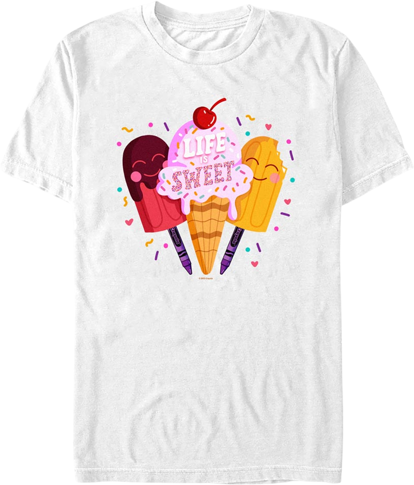 Life Is Sweet Crayola T-Shirt Hoodie, Sweatshirt | CiraTrend.com (Image 1)