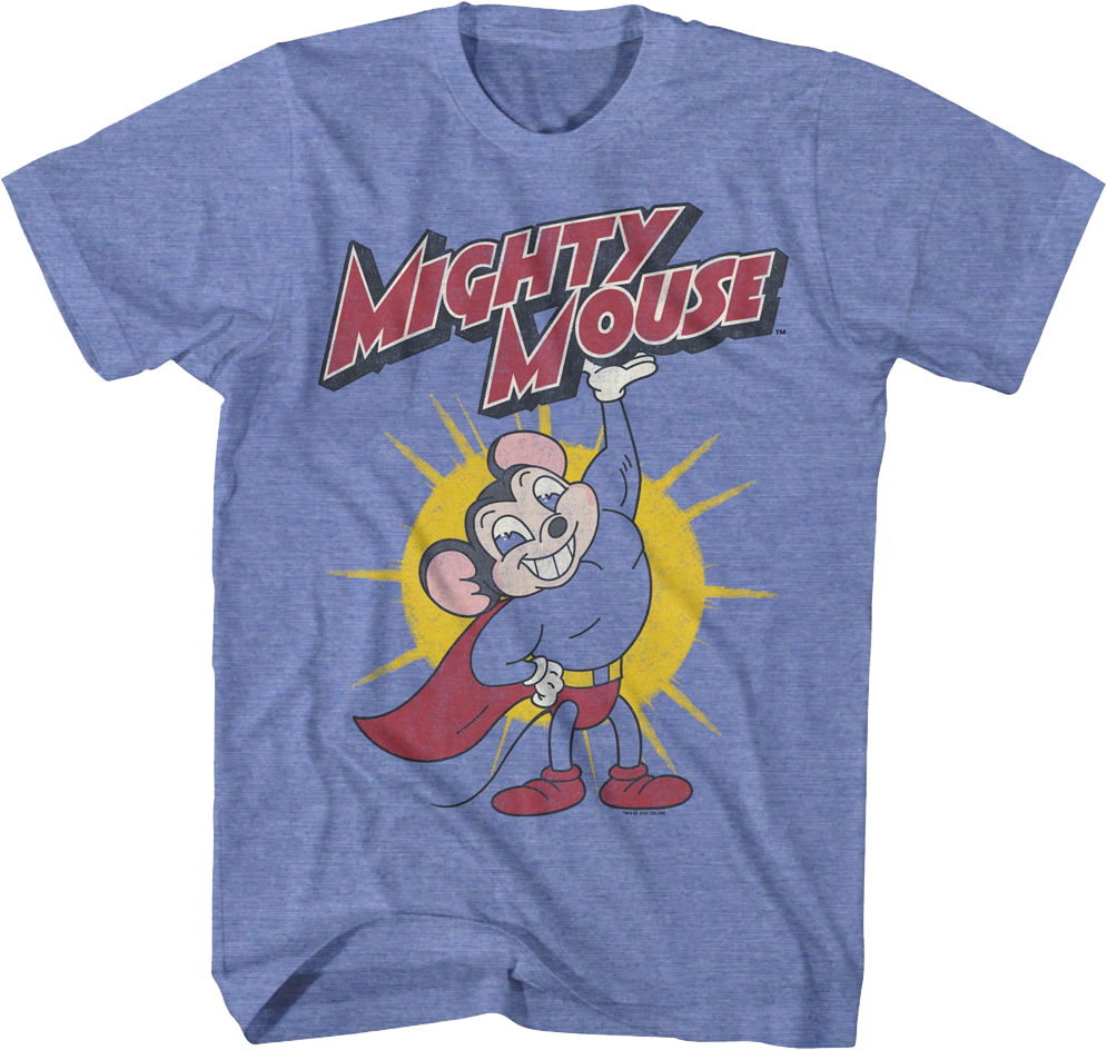 Lifting Logo Mighty Mouse T-Shirt Hoodie, Sweatshirt | CiraTrend.com (Image 1)