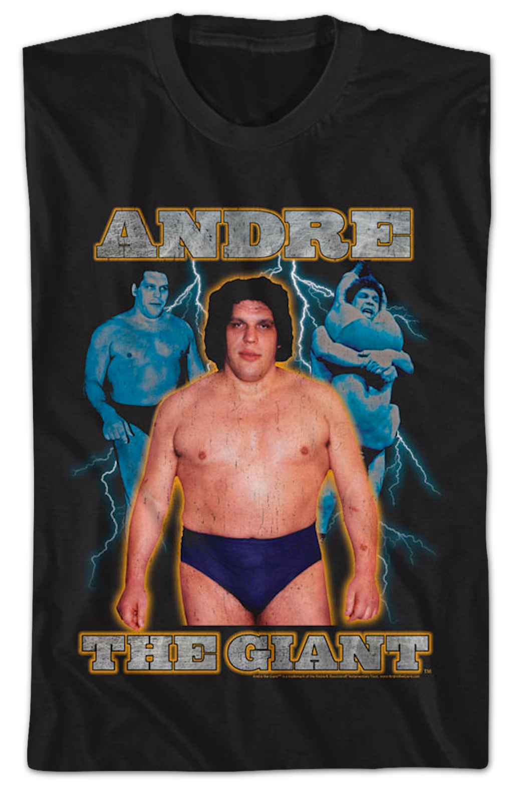 Lightning Bolt Collage Andre The Giant T-Shirt Hoodie, Sweatshirt | CiraTrend.com (Image 2)