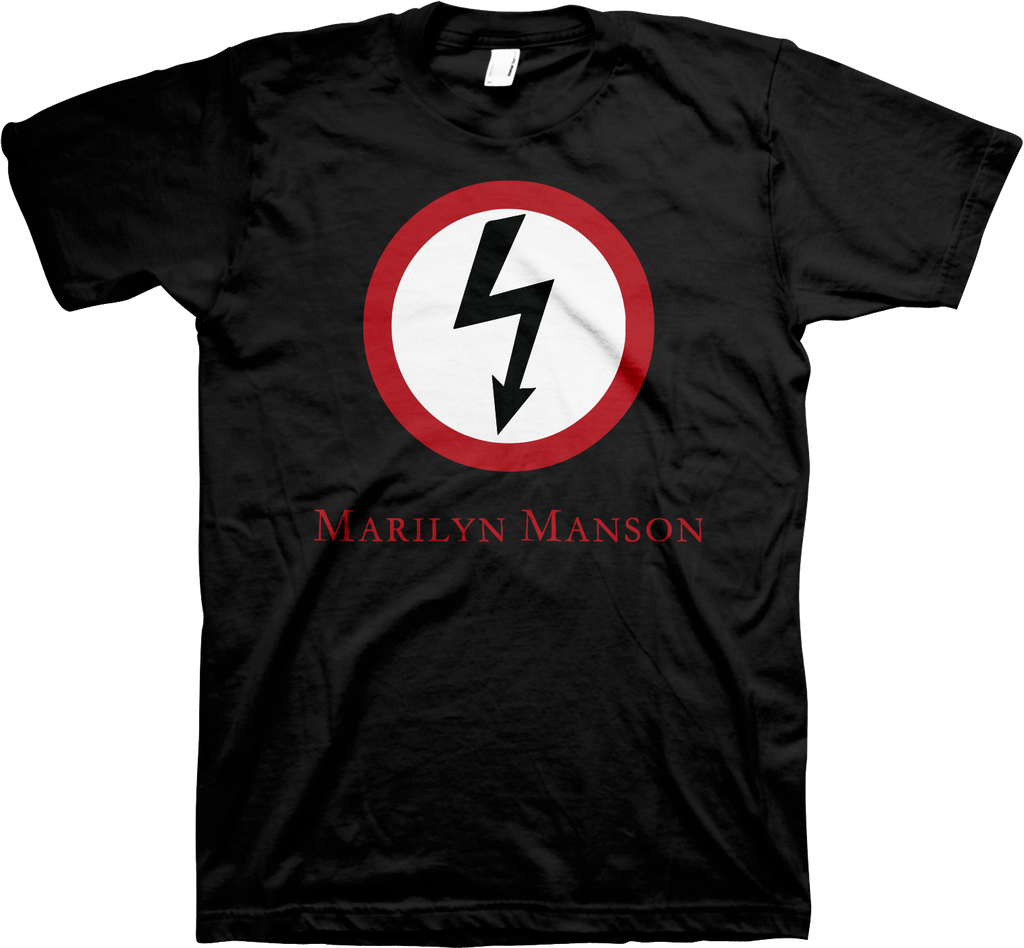 Lightning Bolt Logo Marilyn Manson T-Shirt Hoodie, Sweatshirt | CiraTrend.com (Image 1)