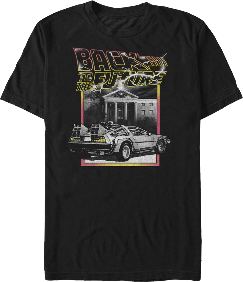 Lightning Logo Back To The Future T-Shirt Hoodie, Sweatshirt | CiraTrend.com (Image 1)