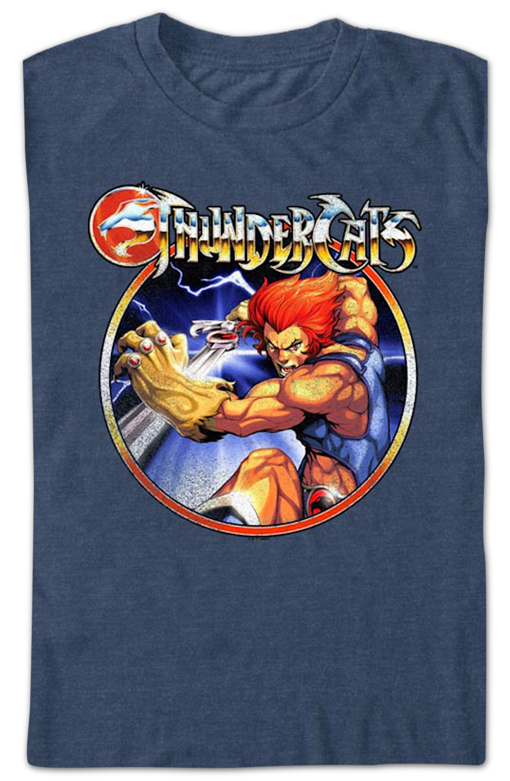 Lion-O Vintage Lightning Circle ThunderCats T-Shirt Hoodie, Sweatshirt | CiraTrend.com (Image 2)