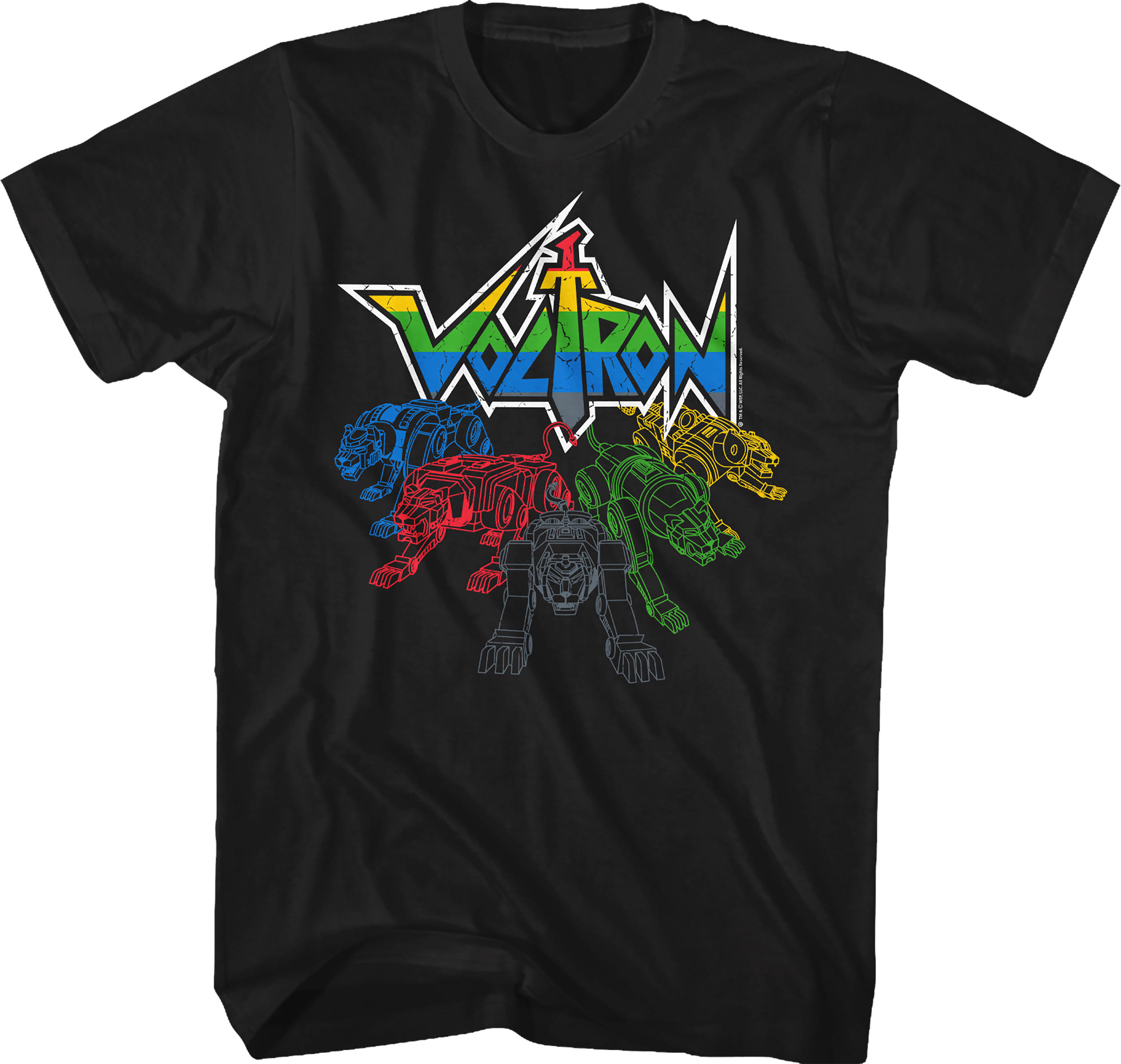 Lions Outlined Voltron T-Shirt Hoodie, Sweatshirt | CiraTrend.com (Image 1)