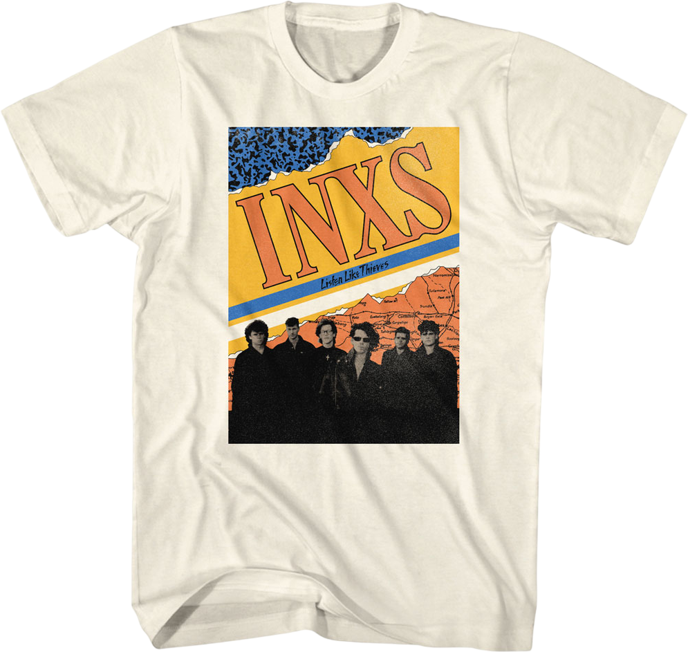 Listen Like Thieves INXS T-Shirt Hoodie, Sweatshirt | CiraTrend.com (Image 1)