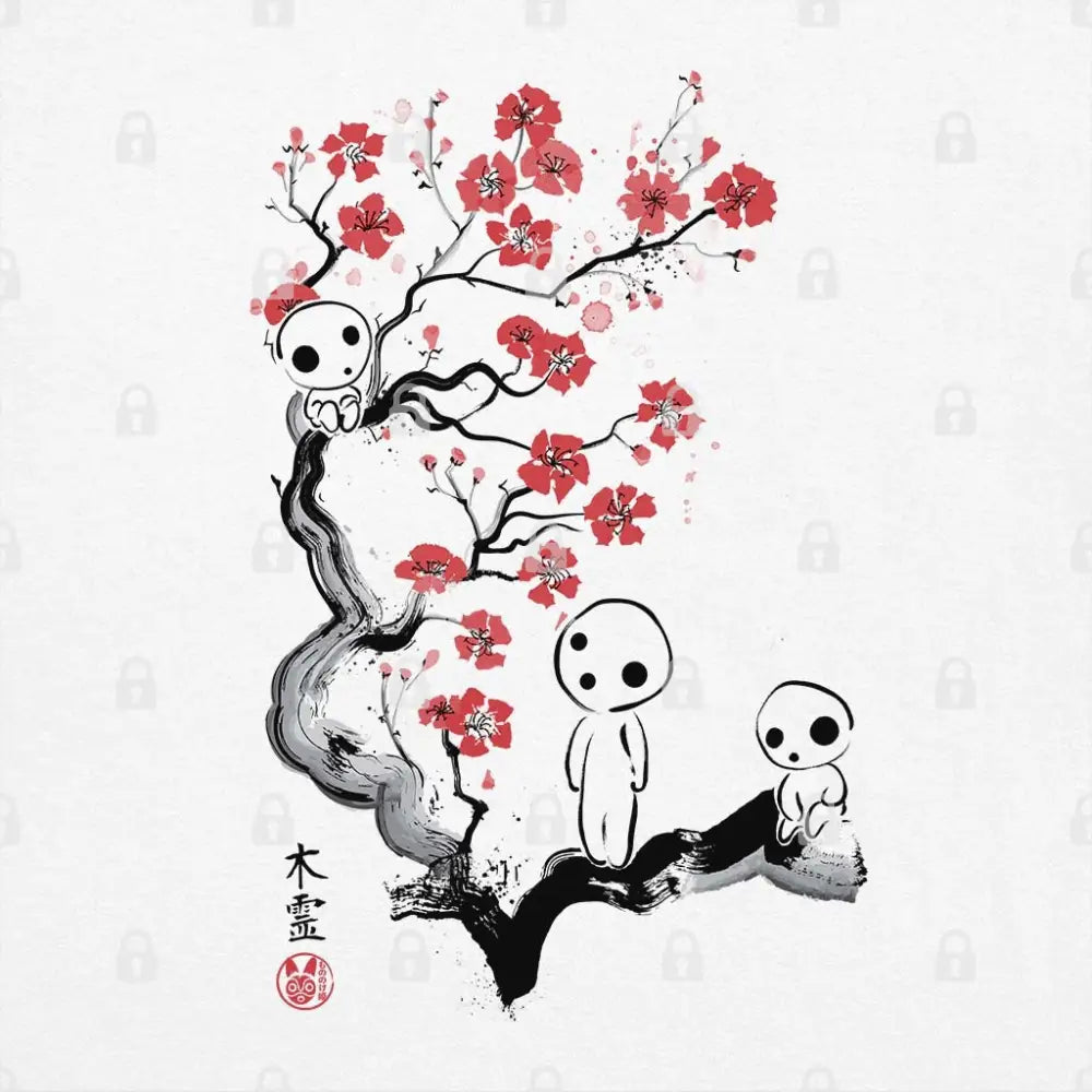 Little Forest Spirits Oversized T-Shirt Hoodie, Sweatshirt | CiraTrend.com (Image 1)