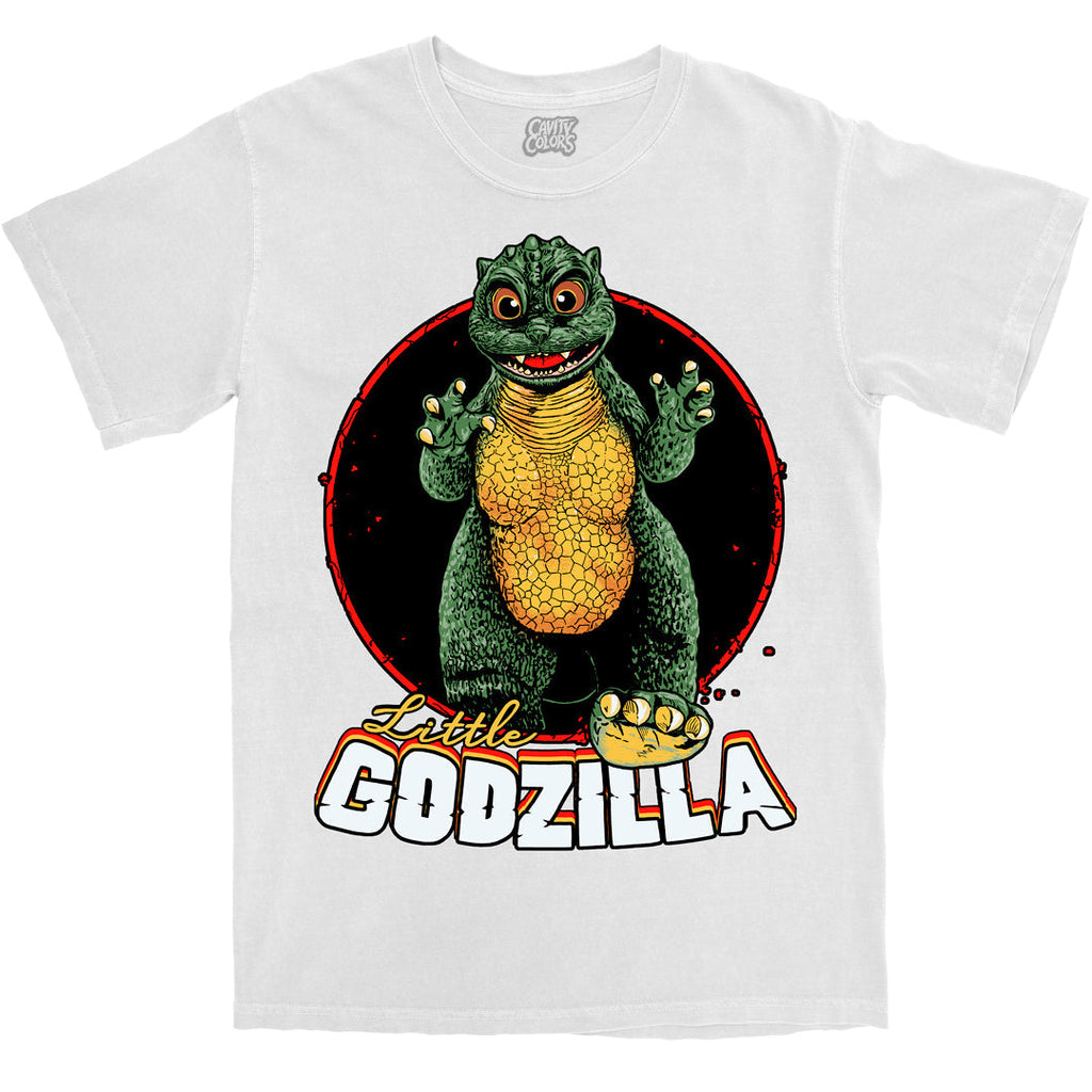 LITTLE GODZILLA - T-SHIRT - WHITE VARIANT (COMFORT COLORS) Hoodie, Sweatshirt | CiraTrend.com (Image 1)