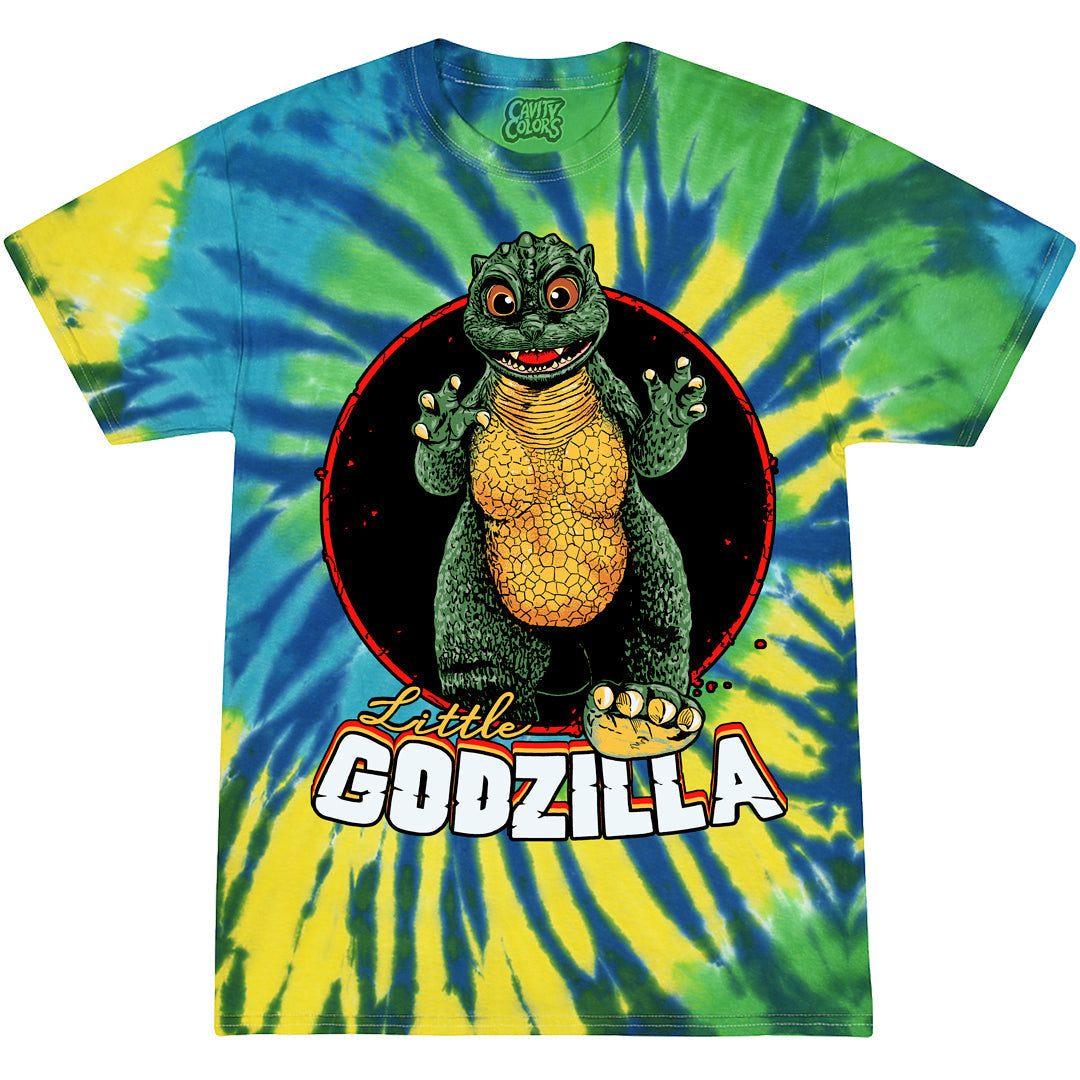 LITTLE GODZILLA - TIE-DYE T-SHIRT (LIMITED TO 150) Hoodie, Sweatshirt | CiraTrend.com (Image 1)