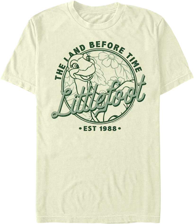 Littlefoot Est. 1988 Land Before Time T-Shirt Hoodie, Sweatshirt | CiraTrend.com (Image 1)