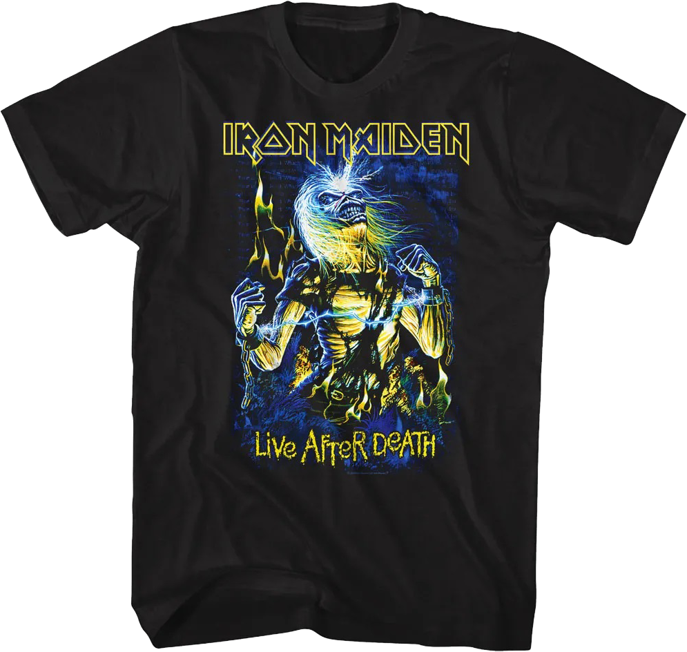 Live After Death Iron Maiden T-Shirt Hoodie, Sweatshirt | CiraTrend.com (Image 1)