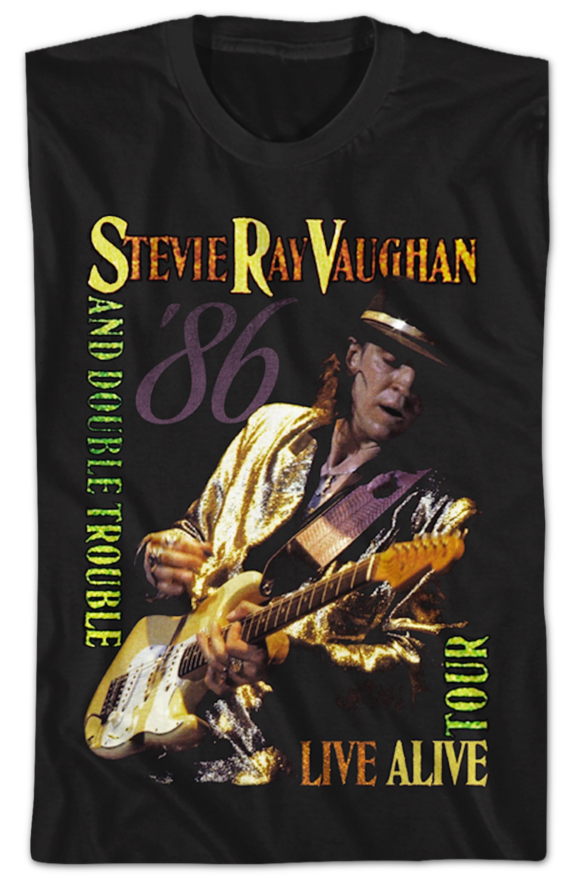 Live Alive Tour Stevie Ray Vaughan T-Shirt Hoodie, Sweatshirt | CiraTrend.com (Image 2)