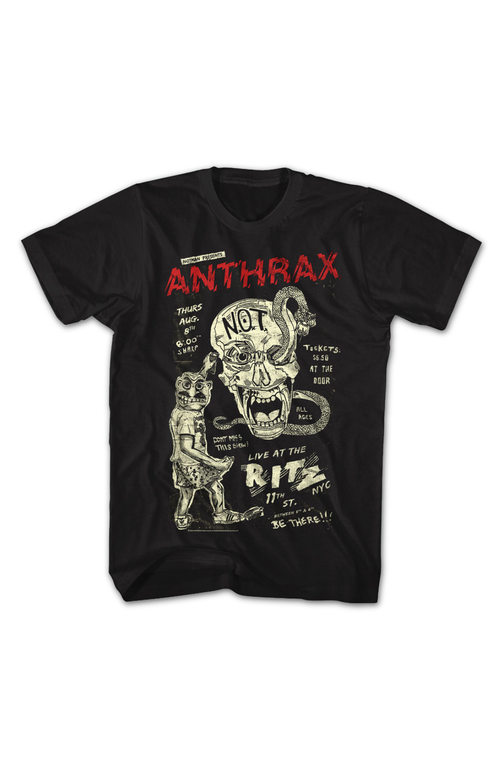 Live At The Ritz Anthrax T-Shirt Hoodie, Sweatshirt | CiraTrend.com (Image 2)