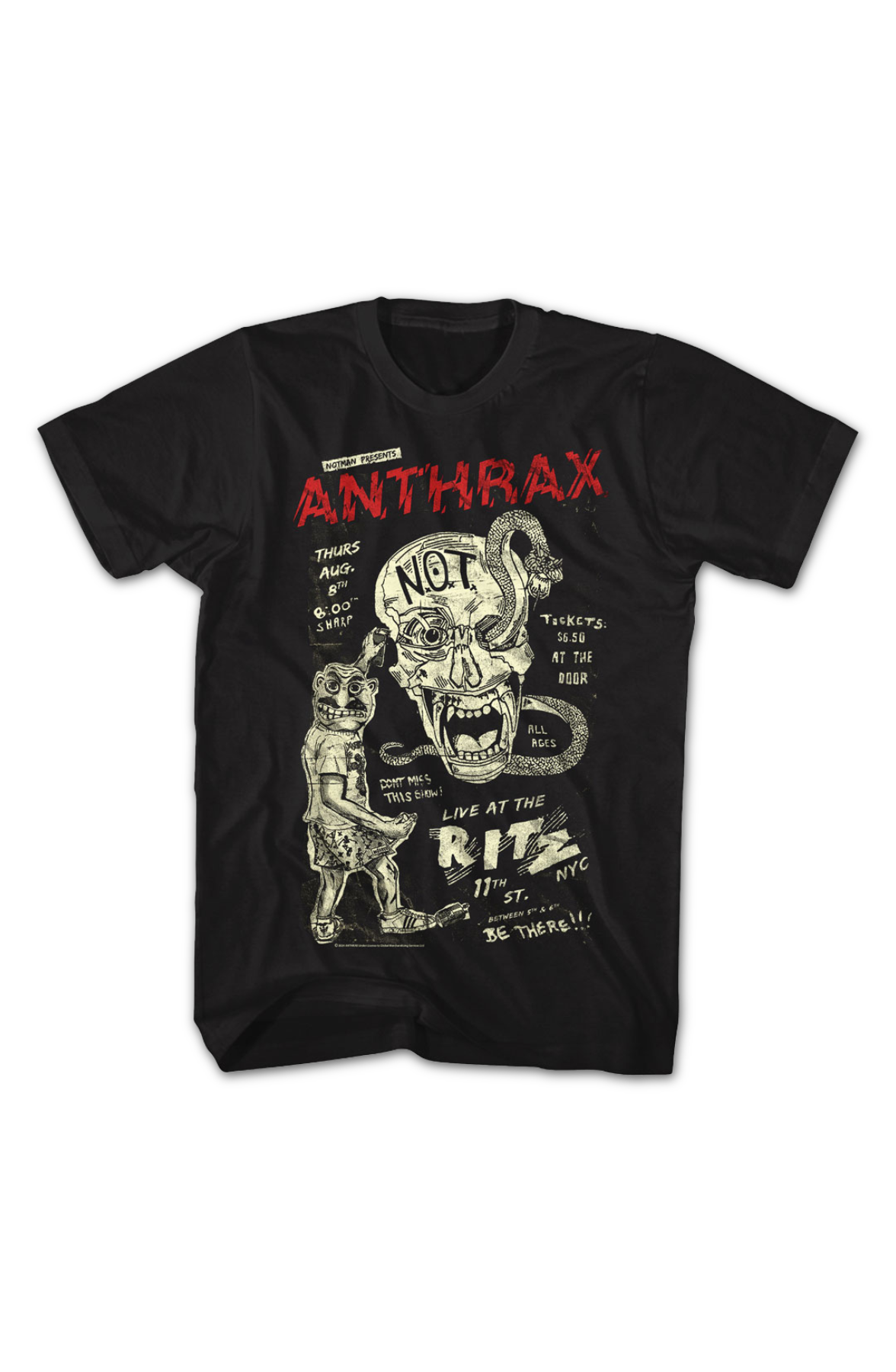 Live At The Ritz Anthrax T-Shirt Hoodie, Sweatshirt | CiraTrend.com (Image 2)